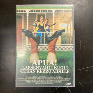 Apua! Lapsenvahti kuoli - ethän kerro äidille DVD (VG+/M-) -komedia-